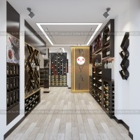 Thiết kế showroom rượu anh Chuyên- Phú Nhuận, HCM 